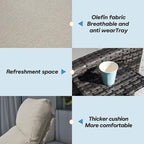 Upgraded Outdoor Recliner Chair, Reclining Patio Chairs - Image 4