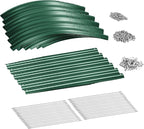 Land Guard 8×2×1.5ft Galvanized Raised Garden Bed Kit, Raised Garden Boxes - Image 3