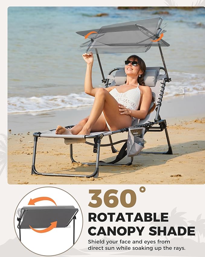 KingCamp 2 Pack Tanning Chair - Image 4