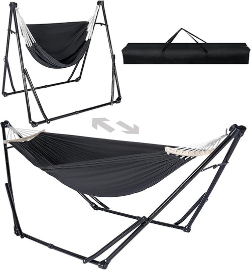 2-in-1 Hammock & Swing Chair for Teens – Adjustable Folding Chair by Chloraeon
