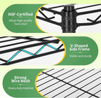 BestOffice Storage Shelves 6 Tier Metal Shelves Adjustable Garage Shelving Wire - Image 6