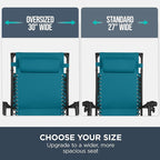 Best Choice Products 30” Wide Folding Zero Gravity Outdoor Recliner Patio - Image 4