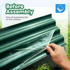 Quictent Galvanized Raised Garden Bed Metal Planter Box Bottomless - Image 8