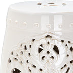 Safavieh Flora Glazed Ceramic Decorative Garden Stool - Image 5