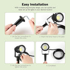 Outdoor Spotlight Cool White 6000K, 10W LED Spot Lights Outdoor - Image 5