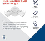 Lithonia Lighting HomeGuard 2-Light LED Outdoor Flood Lights, Wall or Ceiling - Image 2
