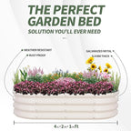 1MORE Galvanized Raised Garden Bed- Planter Garden Boxes Outdoor, Raised Beds - Image 6