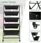 Outvita 4.4 FT Vertical Garden Bed, 5 Tier Vertical Raised Planter, Removable - Image 3