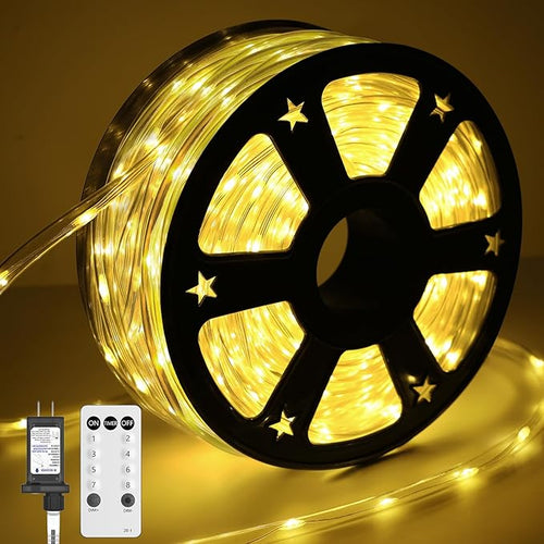 100FT 720 LED Rope Lights Outdoor Waterproof by Soiarllt
