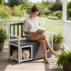 VINGLI Outdoor Storage Bench - Image 2