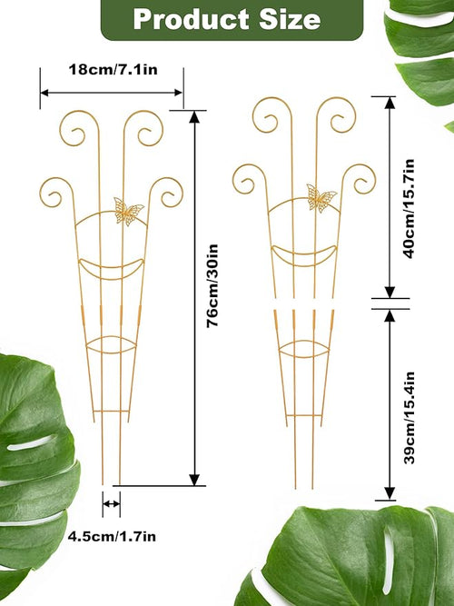 4Pcs Indoor Plant Trellis for Potted Plants, Houseplant Support Stakes for Ivy - Image 2