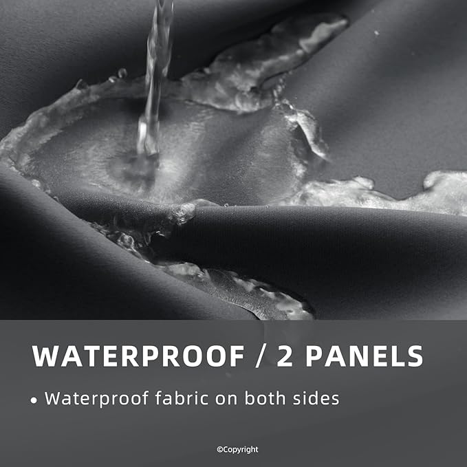 Waterproof Outdoor Curtain W84 x L84 - Image 2