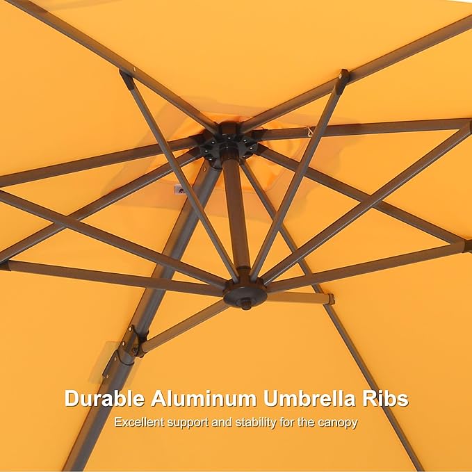 PURPLE LEAF 8' X 8' Patio Umbrella - Image 6