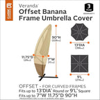 Classic Accessories Veranda Water-Resistant 13 Foot Offset Banana Frame Patio - Image 3