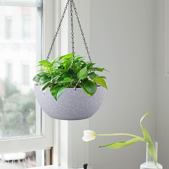 13 inch Large Hanging Planters Plant Pots - Image 5