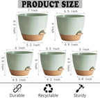 Self Watering Planter Pots Set of 5 - Image 2