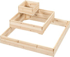 Yaheetech 3 Tier Wooden Raised Garden Bed 44.5'' L×44.5″ W×20.5″ H, - Image 9