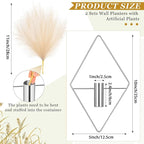 2 Pieces Wall Decor Hanging Planters - Image 2
