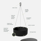 Veradek Mason Series Hanging Kona Planter - Image 2