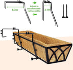 HFHOME 24 inch Window Deck Rail Planter - Image 6