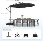 wikiwiki 10ft Patio Umbrella - Image 6