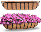 2pcs 30' Planter, Metal Window Box by LAWYAMAI