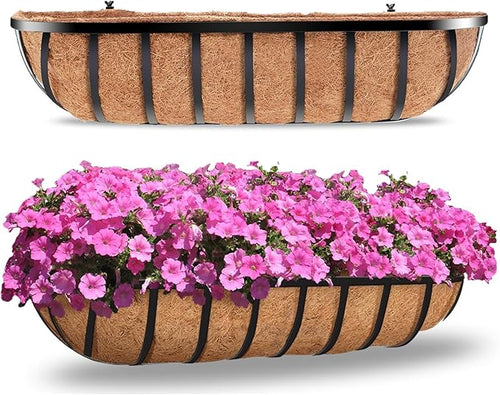 2pcs 30' Planter, Metal Window Box by LAWYAMAI