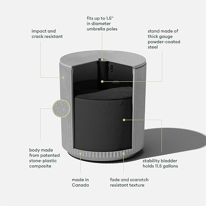 Veradek Umbrella Side Table - Image 3
