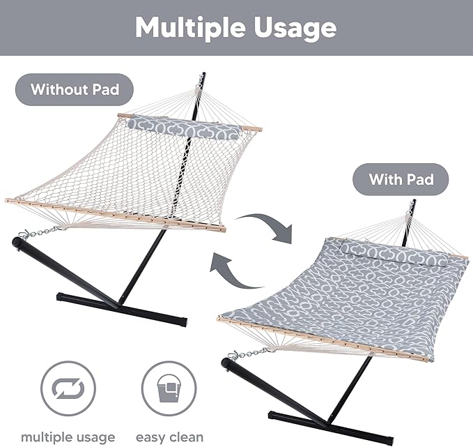 SUNCREAT Outdoor Double Hammock - Image 3