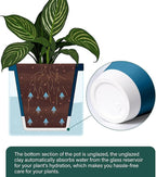 D'vine Dev 10 Inch Design Self Watering Planter - Image 5