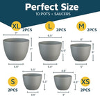 Planter Pots with Drainage Holes - Image 2
