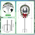Solar Powered Nativity Scene, Hokfirm Christmas Yard Stakes Outdoor Christmas - Image 6
