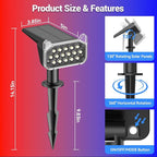 WdtPro 4 Pack Solar Color Changing Lights, 10 Lighting Modes Solar Lights - Image 7