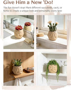 Funny Bathroom Planter Decor: Quirky Holding Nose Plant Pot Indoor - Image 5