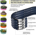 Galvanized Metal Planter Round Raised Garden Bed Kit - Image 3