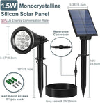 Solar Spotlights Outdoor for Flag Pole, Bright 7-LED Solar Spot Lights - Image 7
