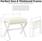 Foldable Foot Stool Ottoman, Modern Foot Rest - Image 3