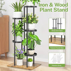 iDavosic.ly 5 Tier Plant Stand Indoor Outdoor, Tiered Corner Multiple Flower - Image 4