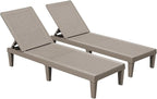 Devoko Outdoor Chaise Lounge Chair Set of 2 by DEVOKO