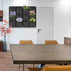 12 Pockets Hanging Planter Bags, Hanging Vertical Wall Mounted Plant Planting - Image 9