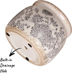 Modern Farmhouse Ceramic Planter - Image 4