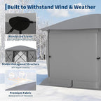 13x13FT 6-Sided Pop Up Gazebo Tent，One-Push Setup Canopy Tent - Image 2