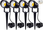 SUNVIE 120V Spot Lights Outdoor LED Landscape Lighting 12W AC Spotlights by SUNVIE