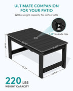 SERWALL Outdoor Coffee Table - Image 3