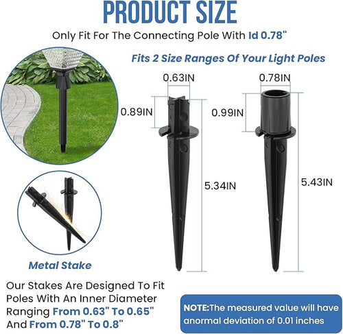 12 Sets Metal Replacement Stakes - Image 2