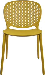 2xhome Set of 3 Patio Dining Chairs | Modern Stackable Outdoor Pool Side Chair - Image 6