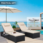 WAROOM Outdoor Chaise Lounge Chairs - Image 7