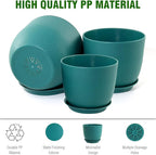 Large Flower Pots 12/10/9 inch, Plant Pots - Image 4