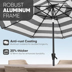 Tempera Patio Market Outdoor Table Umbrella - Image 5