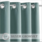 RYB HOME Outdoor Curtains for Patio, Waterproof Blackout UV Protection Outside - Image 2